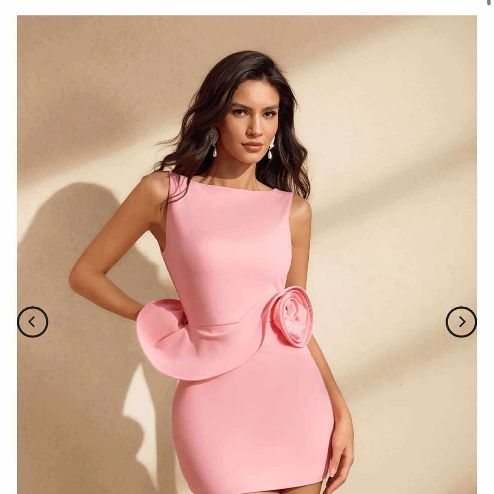 Mew Mew Roses Pink Sleeveless Dress